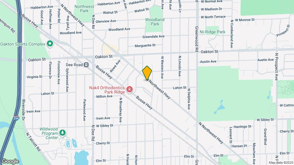 840 N Northwest Hwy Map and Location Details