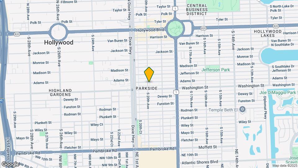 1956 Adams St Map and Location Details