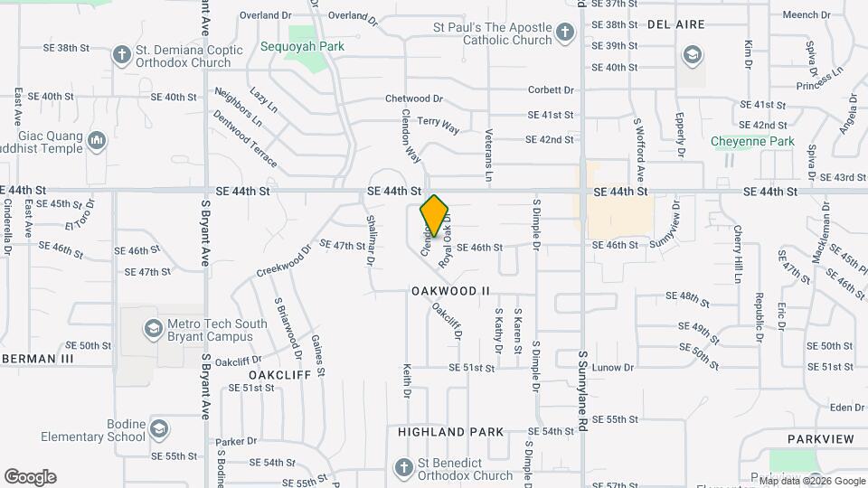 4700 Clendon Way Map and Location Details