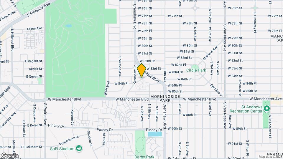 3334 W 84th St Map and Location Details