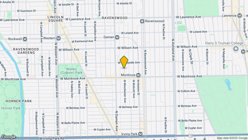 4450 N Winchester Ave Map and Location Details