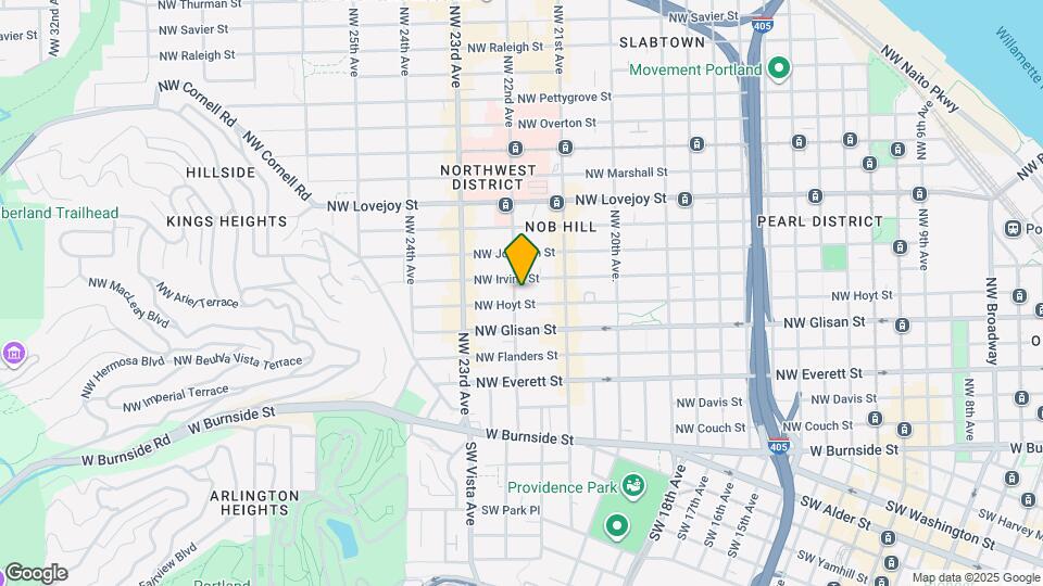 616 NW 22nd Ave Map and Location Details