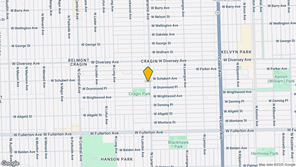 2644 N Laramie Ave Map and Location Details