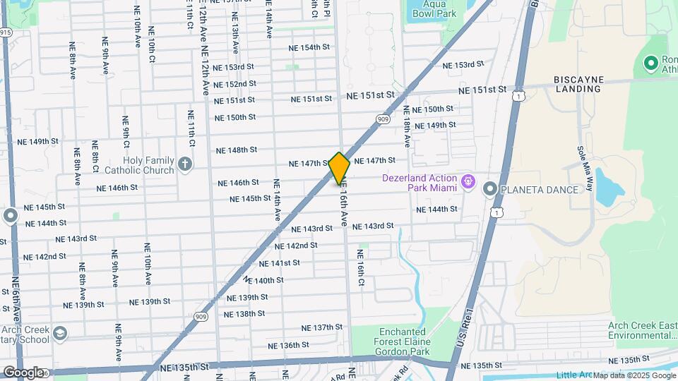 1595 NE 145th St Map and Location Details