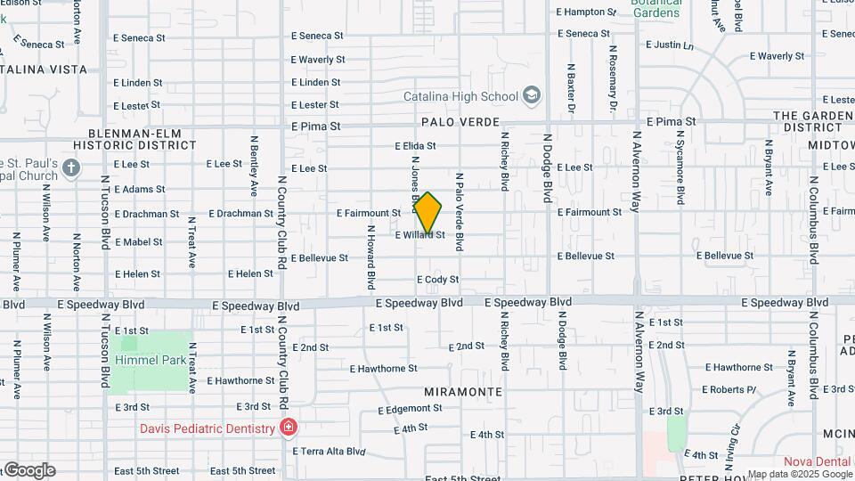 3414-3420 E Willard Ave Map and Location Details