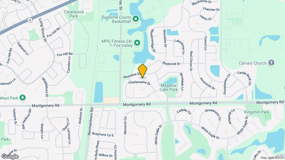 3413 Charlemaine Dr Map and Location Details