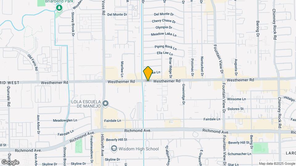 6259 Westheimer Rd Map and Location Details