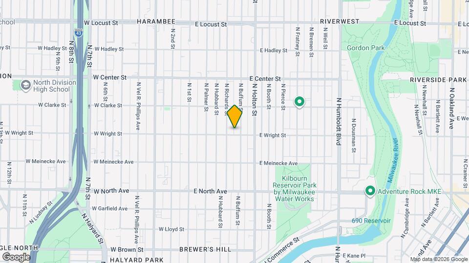 2509 N Buffum St Map and Location Details