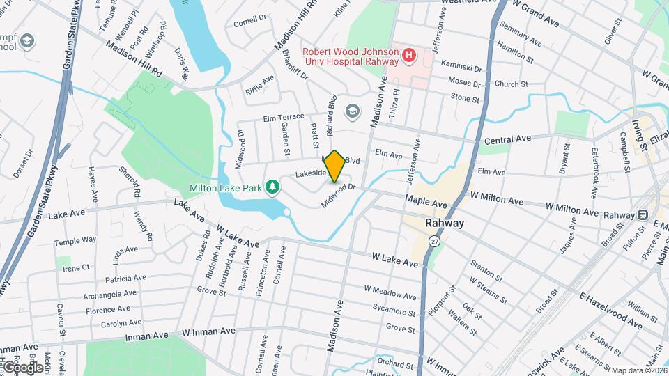821 Midwood Dr Map and Location Details