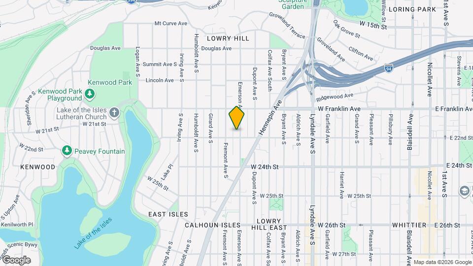 2120 Emerson Ave S, Unit 1 Map and Location Details