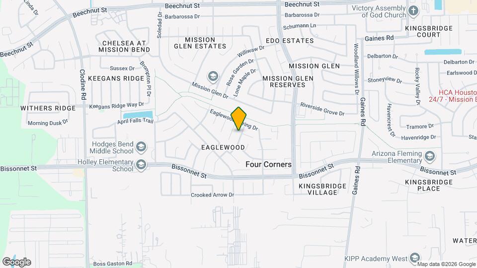 16122 Taloncrest Dr Map and Location Details