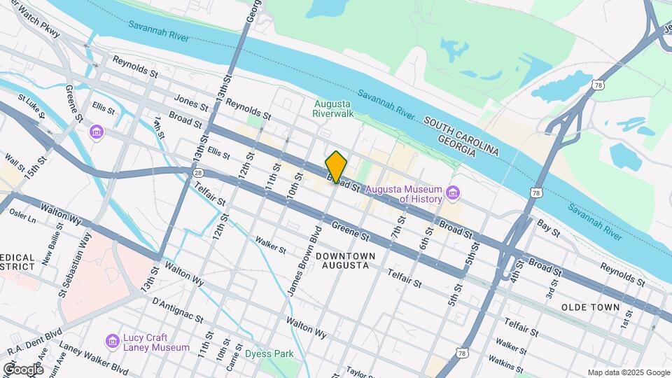 217 James Brown Blvd, Unit The Norman - Unit 207 Mapa y Detalles de la Ubicación