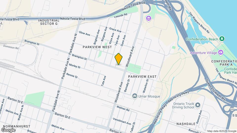 2027 Brampton St Map and Location Details