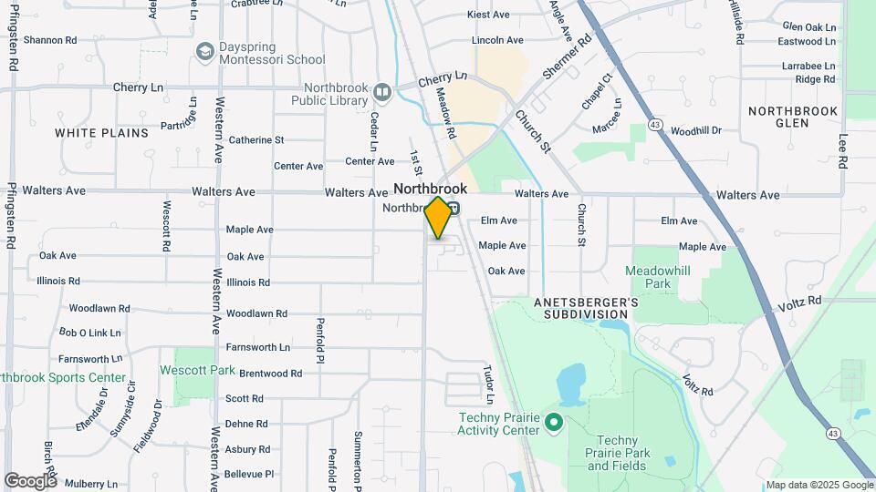 1499 Shermer Rd Map and Location Details