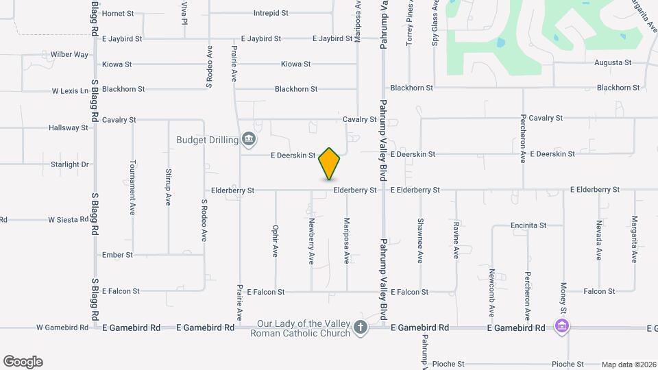 840 Elderberry St Map and Location Details