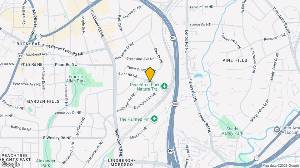 707 Burke Rd NE Map and Location Details