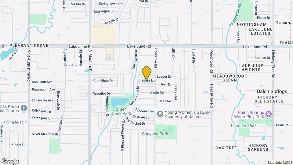 10822 Bravura Ln Map and Location Details