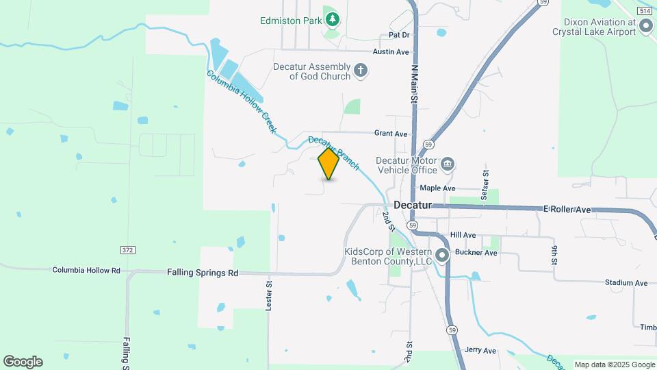340 Grant Springs Dr Map and Location Details