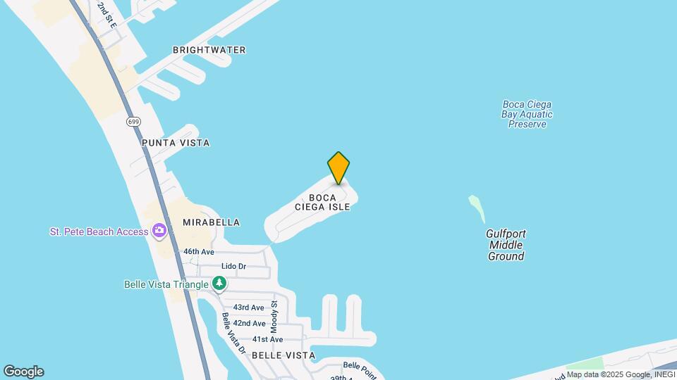 987 Boca Ciega Isle Dr Map and Location Details