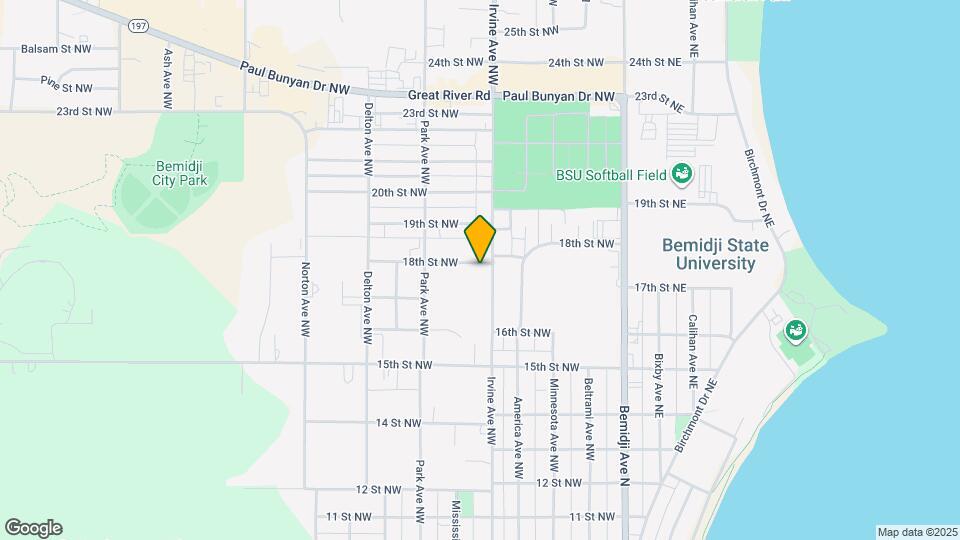 1717 Irvine Ave NW Map and Location Details