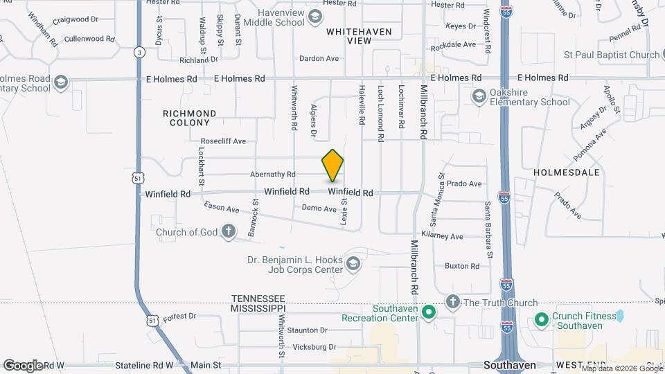1514 Winfield Rd Map and Location Details