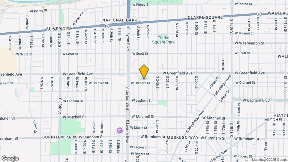 2512 W Orchard St Map and Location Details
