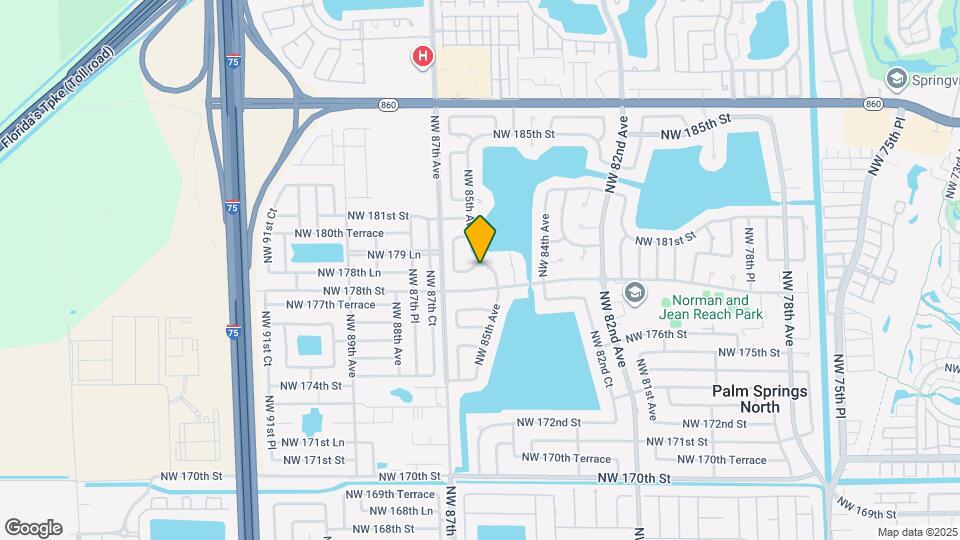 8500 NW 179th St Map and Location Details