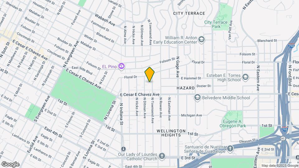 445 N Townsend Ave, Unit 2nd Floor Map and Location Details