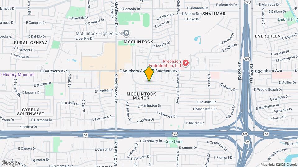 1904 E Laguna Dr Map and Location Details