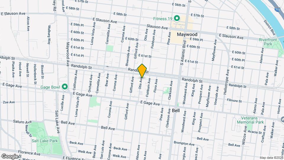 6216-6218 Otis Ave Map and Location Details