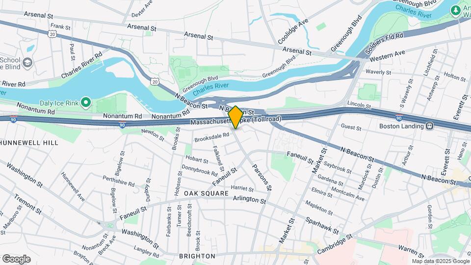 225 Parsons St, Unit 1 Map and Location Details