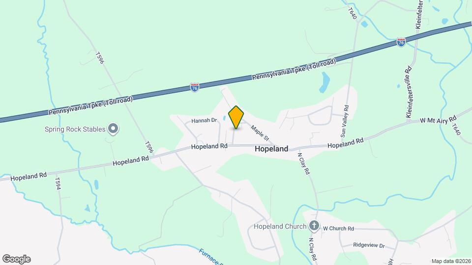 960 Maple St Map and Location Details