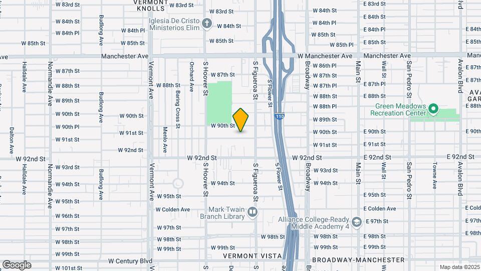 539 W 91st St Mapa y Detalles de la Ubicación