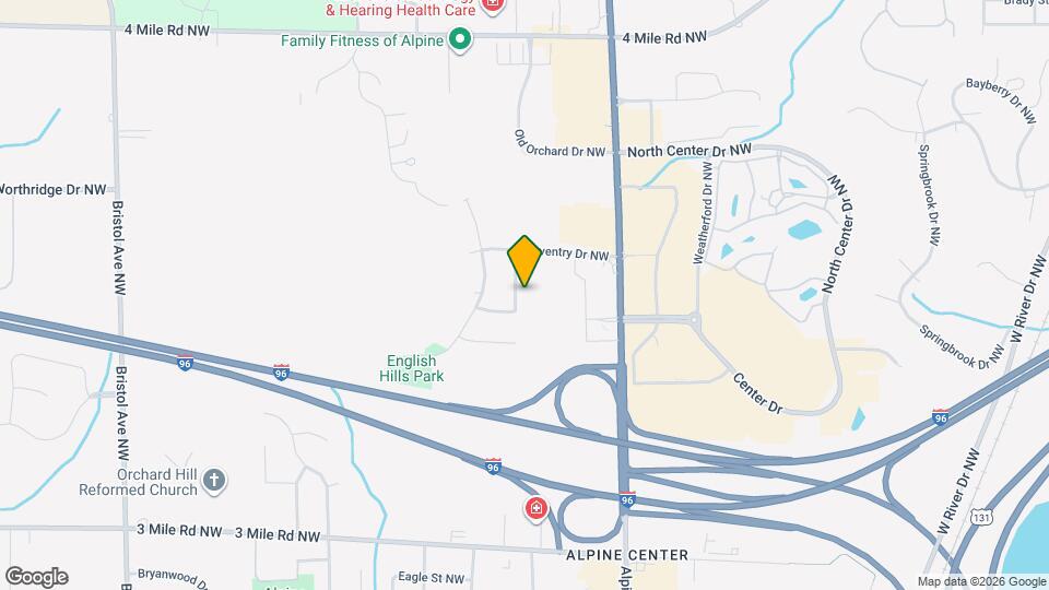 3204 Abington Dr NW Map and Location Details