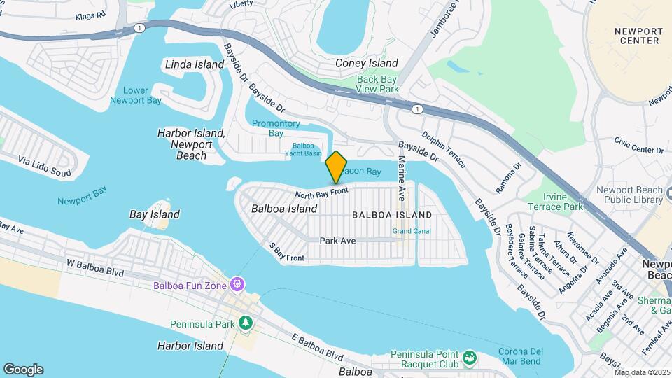 805 N Bayfront Map and Location Details
