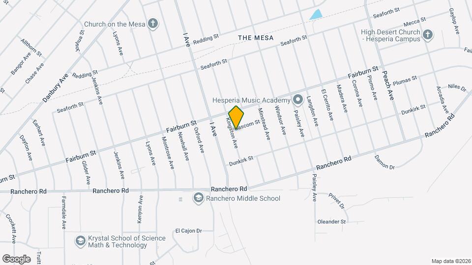 17805 Bascom St Mapa y Detalles de la Ubicación