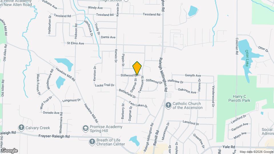 3830 Dagmar St Map and Location Details