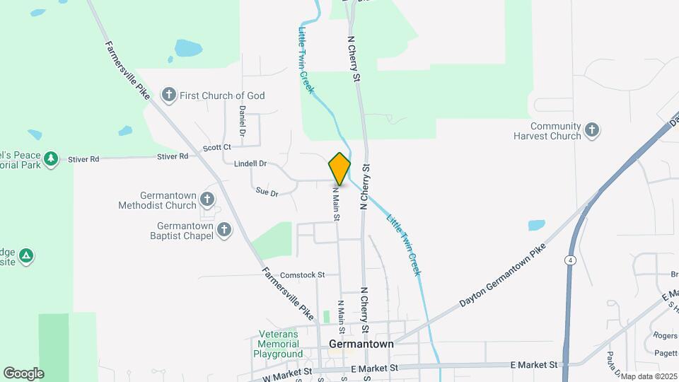 708 N Main St Map and Location Details