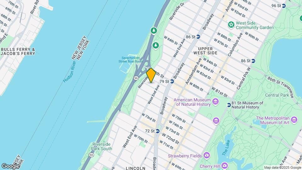 317 W 77th St Map and Location Details