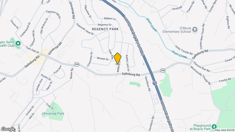 413 Millers Ln Map and Location Details