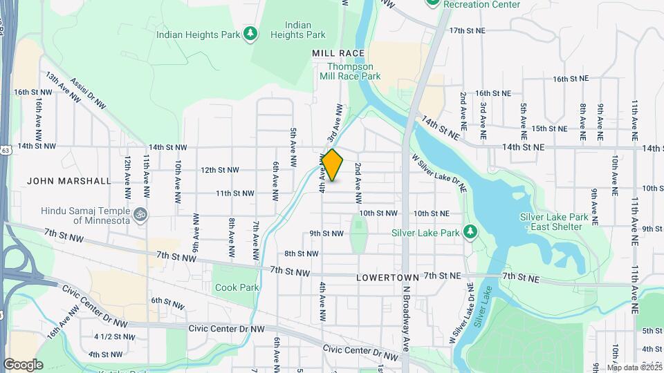 303 11th St NW Map and Location Details