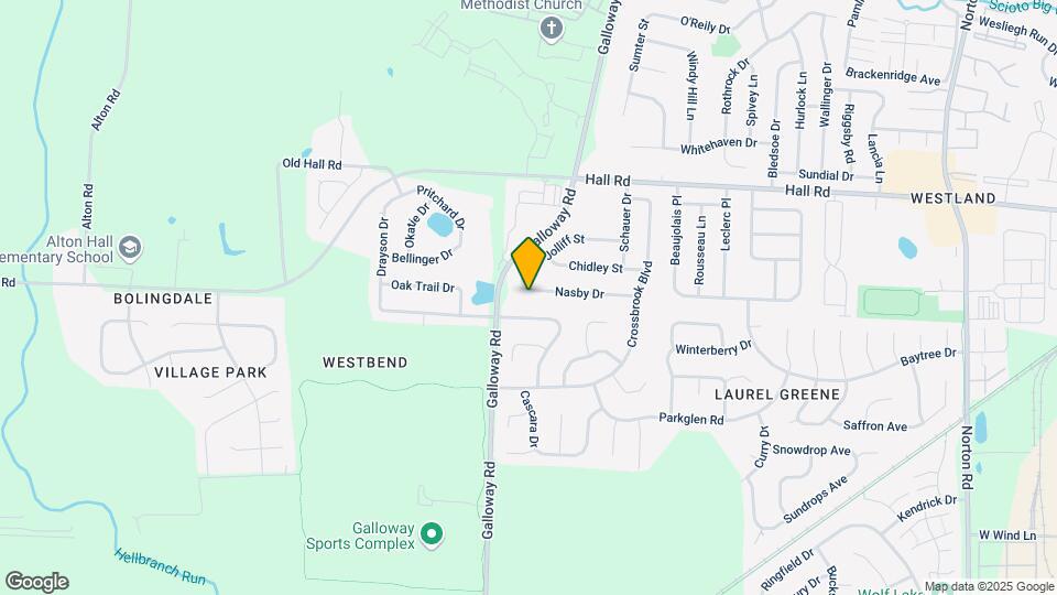 6193 Nasby Dr Map and Location Details
