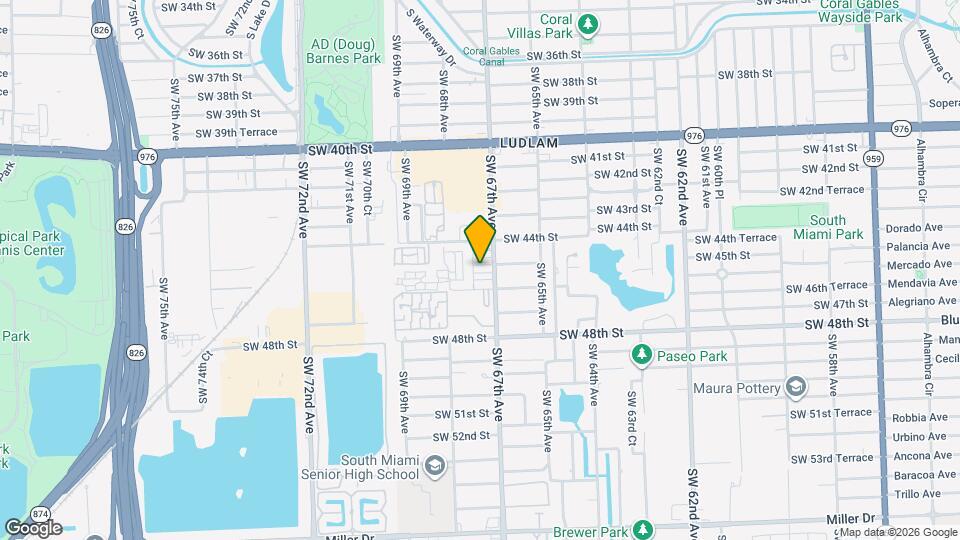 4500 SW 67th Ave Mapa y Detalles de la Ubicación