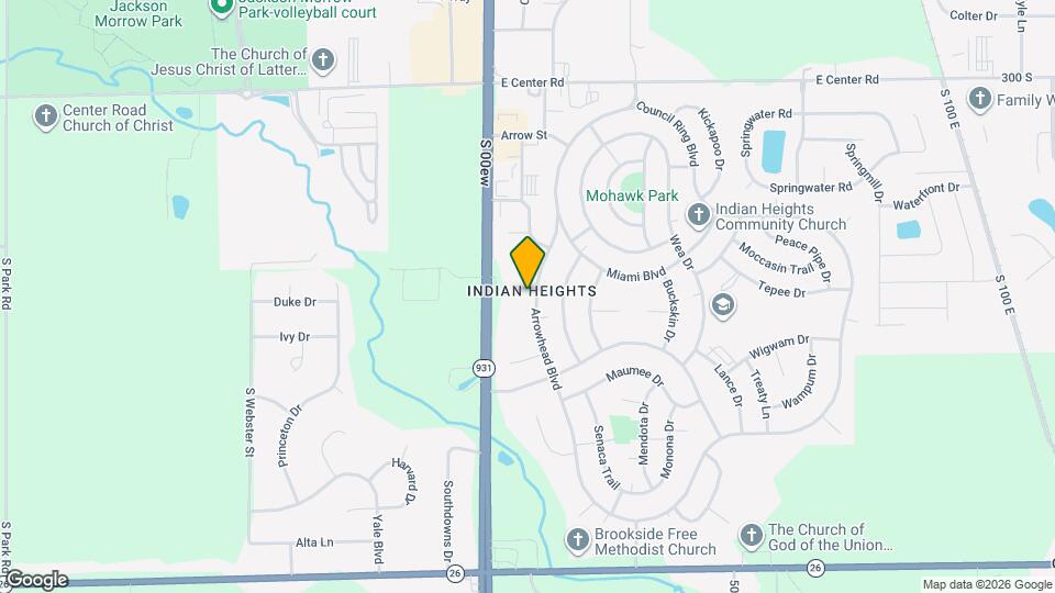 5409 Arrowhead Blvd Map and Location Details