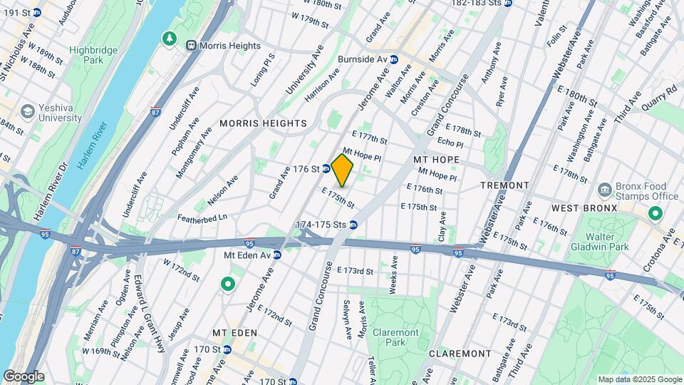 65 E 175TH ST Mapa y Detalles de la Ubicación