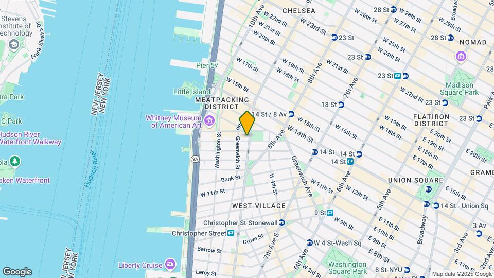 637 Hudson St Map and Location Details
