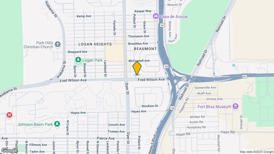 4101 Fred Wilson Ave Map and Location Details
