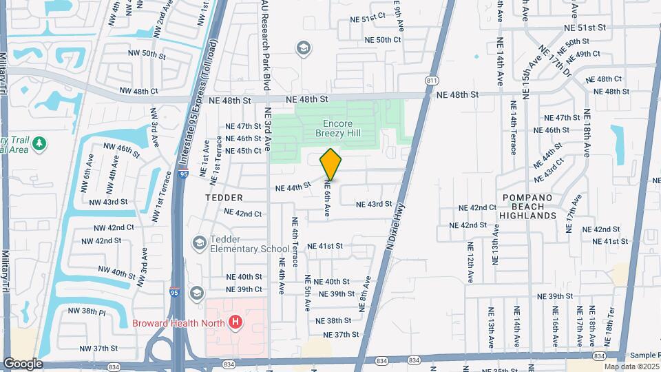 4350 NE 6th Ave Map and Location Details