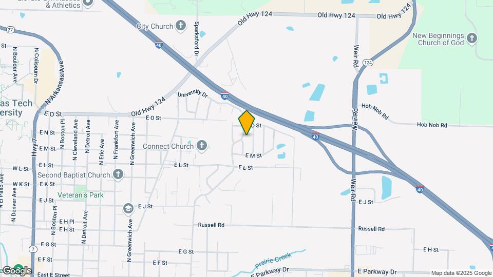 1300 University Dr Map and Location Details