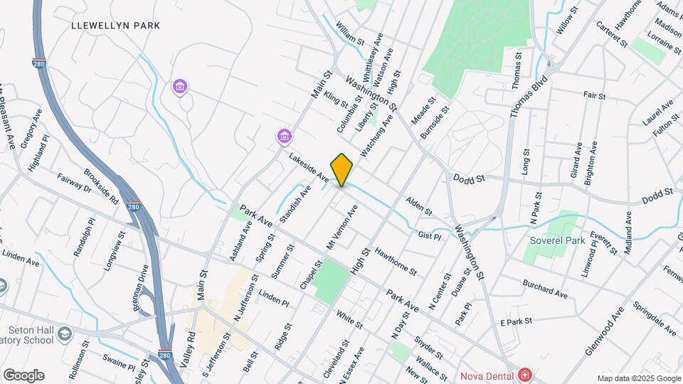 284 WATCHUNG Ave Map and Location Details